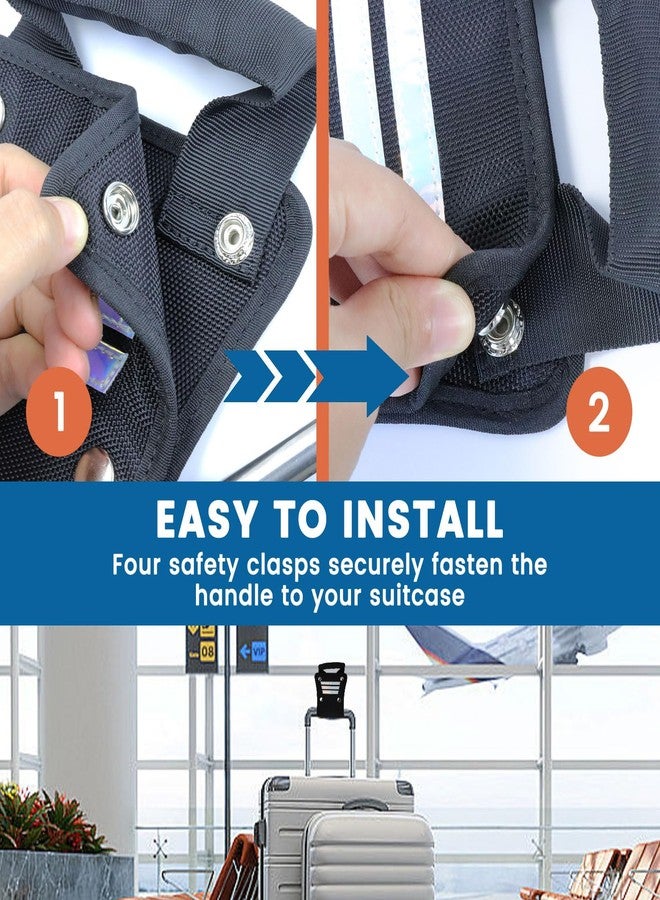 Foycow Convenient Luggage Handle Extender for Your Short & Wide Luggage Handle, Great Extension for Your Carry On - Image 2